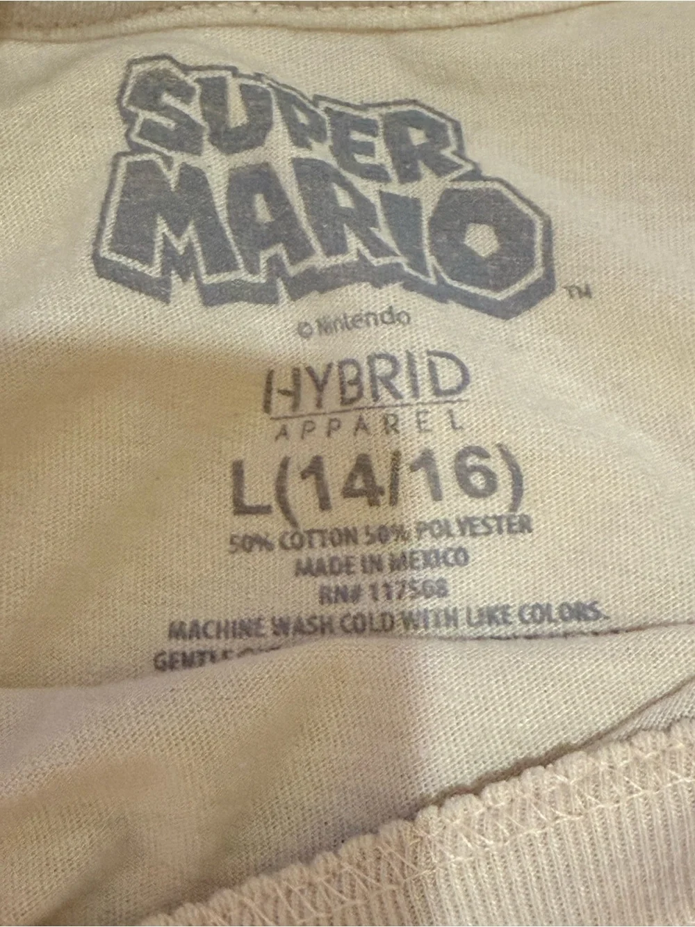 Nintendo Bowser Graphic Tee - Beige, Yellow, Green